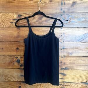 E by Eloise Black Spaghetti Strap Tank size Medium
